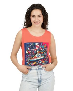 Progress Over Perfection Graphic Tank Top - Unisex Garment-Dyed